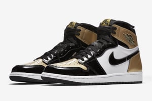Image of Air Jordan Retro 1 Hi OG NRG “Gold Toe”