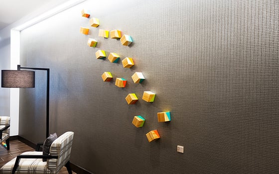 Image of 'VERVE' | 3D Wall Art | Wall Sculpture | 3D Artwork | Wood Wall Art | Modern Wall Sculpture