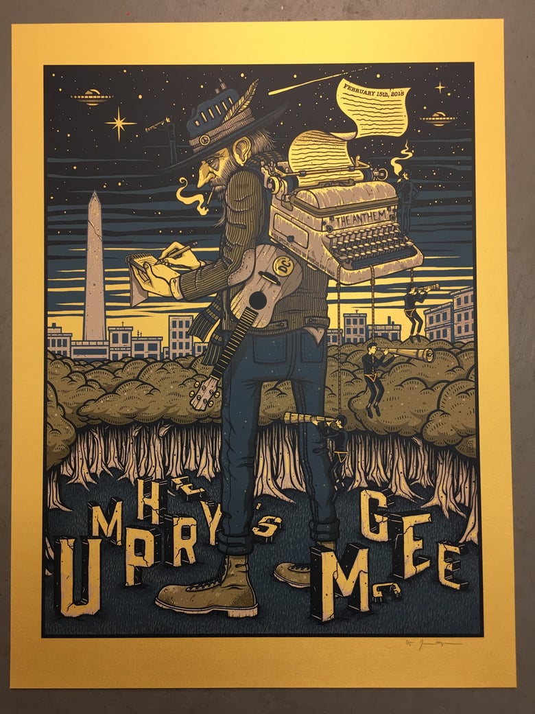 Image of Umphrey’s McGee - February 15th, 2018 - The Anthem - Gold Pearlescent Variant