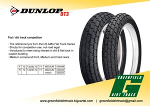 Image of Dunlop DT3 140/80-19 R5 Medium - Rear