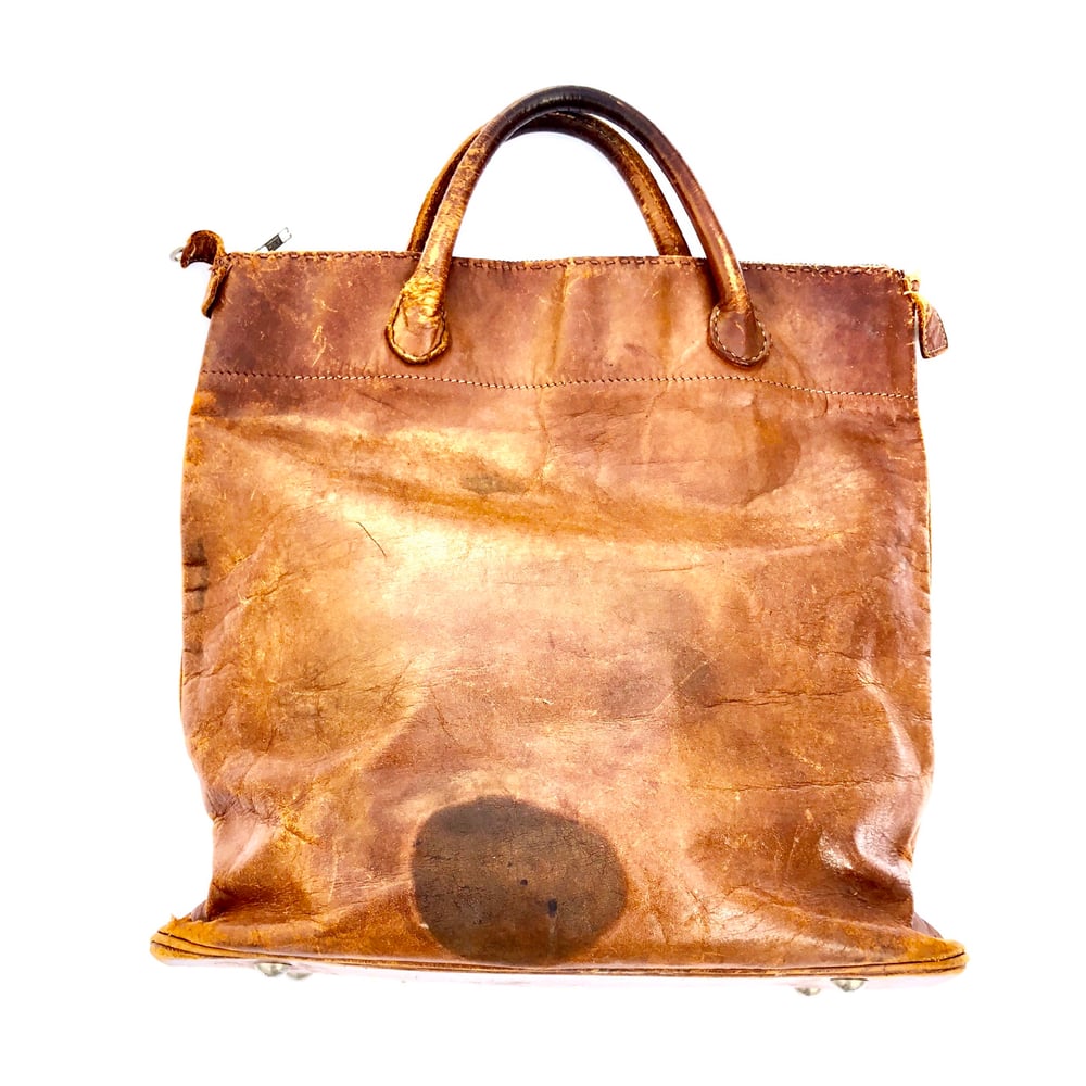 Image of 70’s leather tote bag
