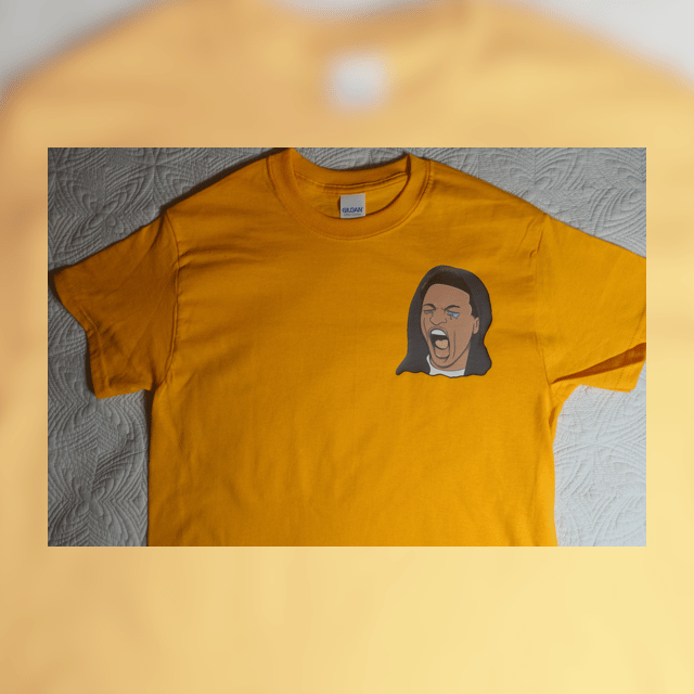 Image of GOLD “I JUST NTTED” T-SHIRT (SEASON 1)