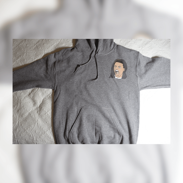 Image of GREY “I JUST NTTED” HOODIE (SEASON 1)