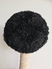 Image 3 of Oversize black pillbox