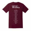 SPEAR of DESTINY est.1983 Range Maroon T-Shirt