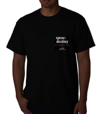 Image 2 of SPEAR of DESTINY est.1983 Range Black T-Shirt