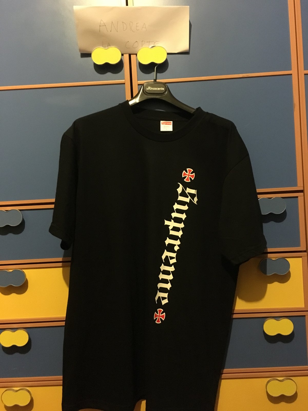 supreme x independent tee