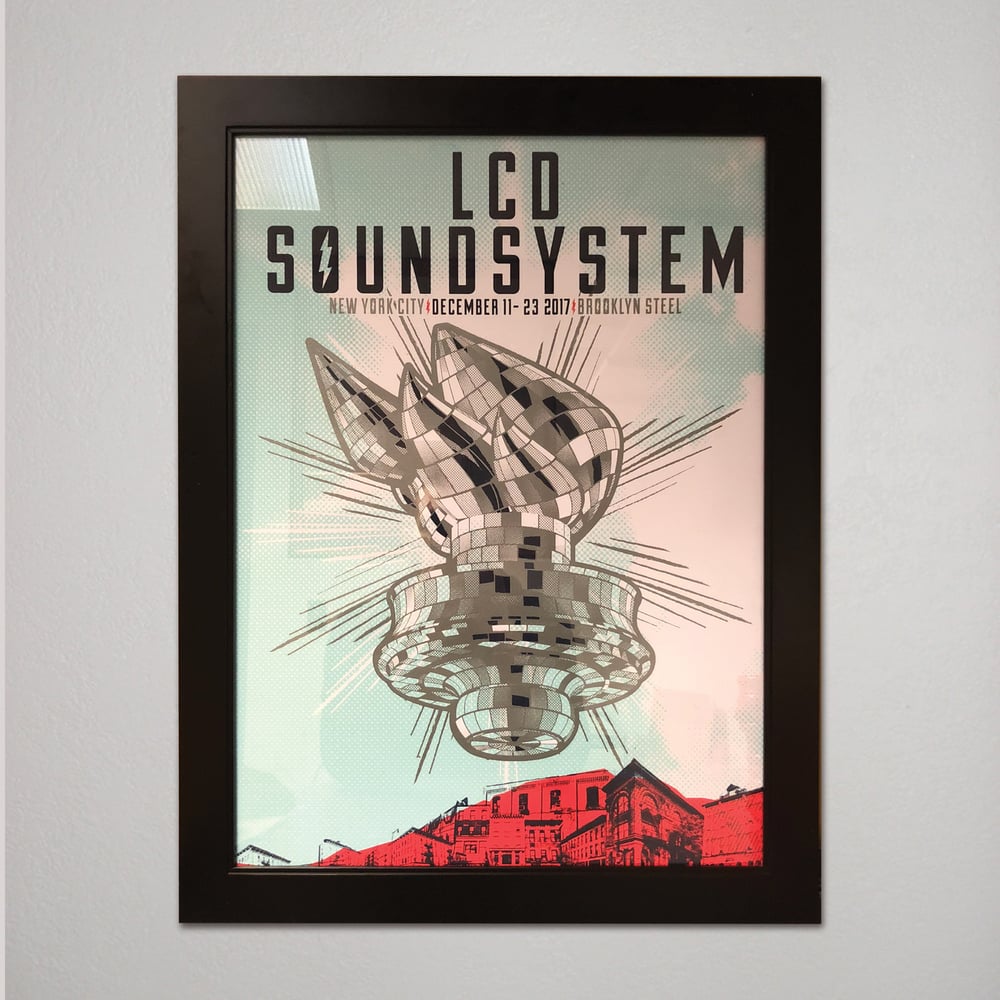 Image of LCD SOUNDSYSTEM NEW YORK RED- artist proof