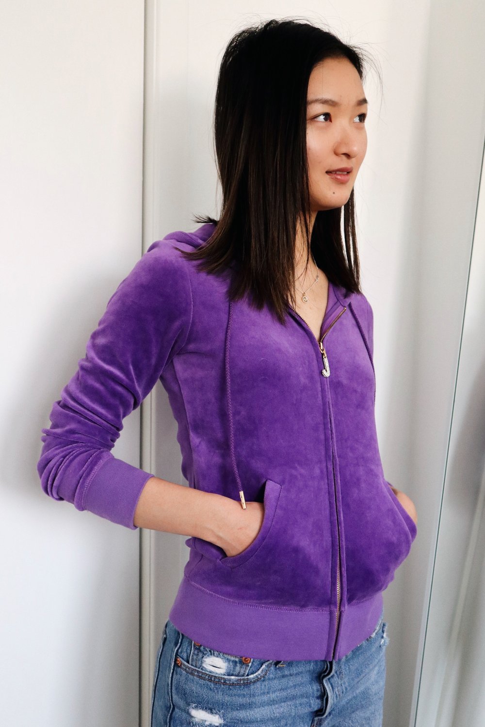 Image of 2000'S JUICY COUTURE VELOUR HOODIE