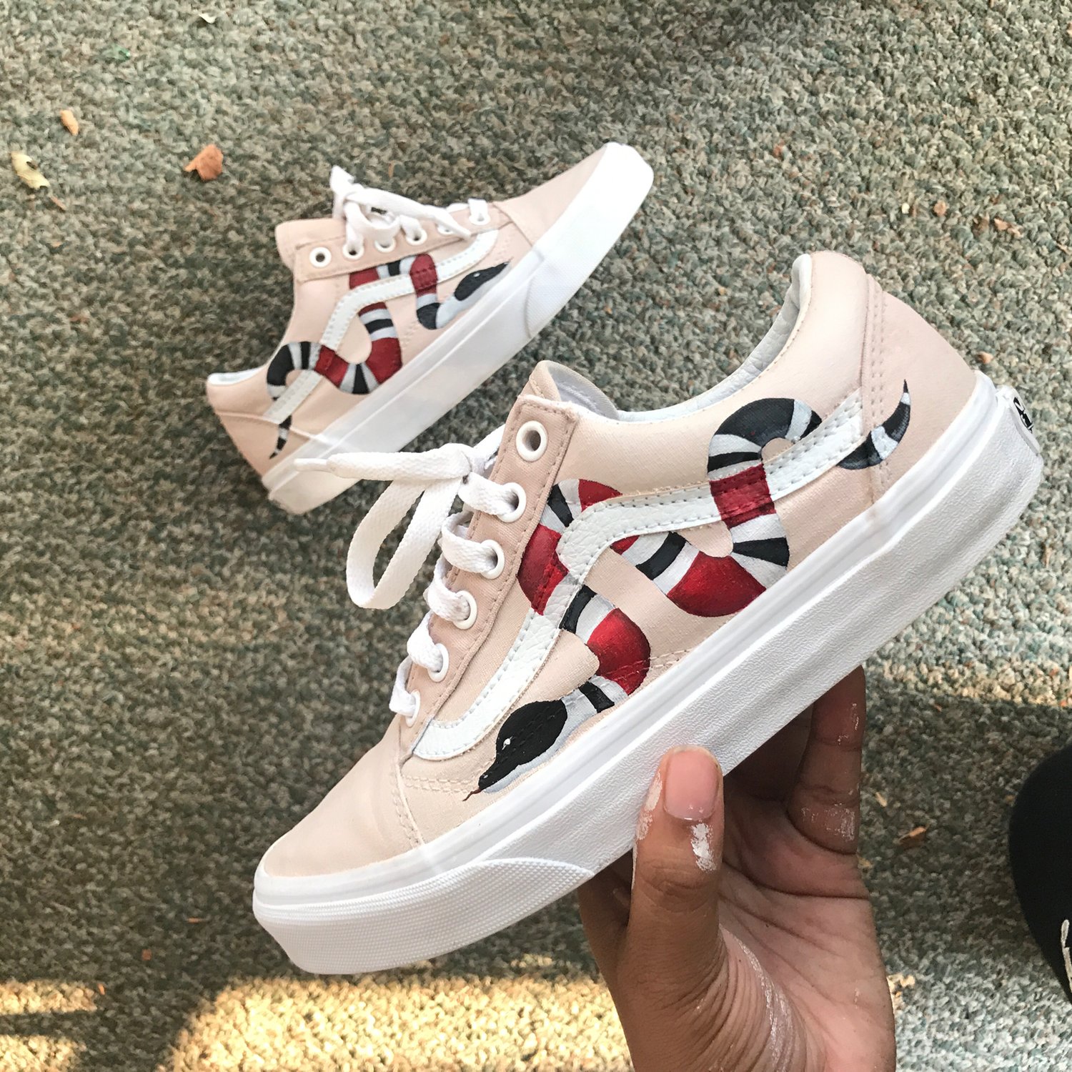 Vans, Shoes, Vans X Gucci Customs