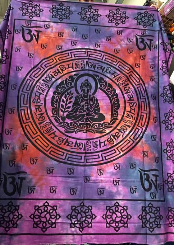 Image of Border Buddha Tapestry