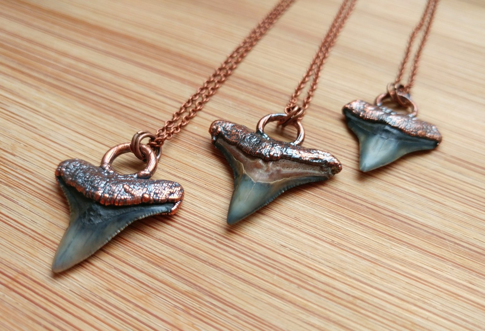 READY TO SHIP Shark Tooth Necklace - 925 Sterling Silver FJD$