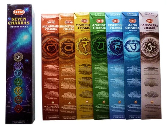 Image of Seven Chakras Incense Sticks