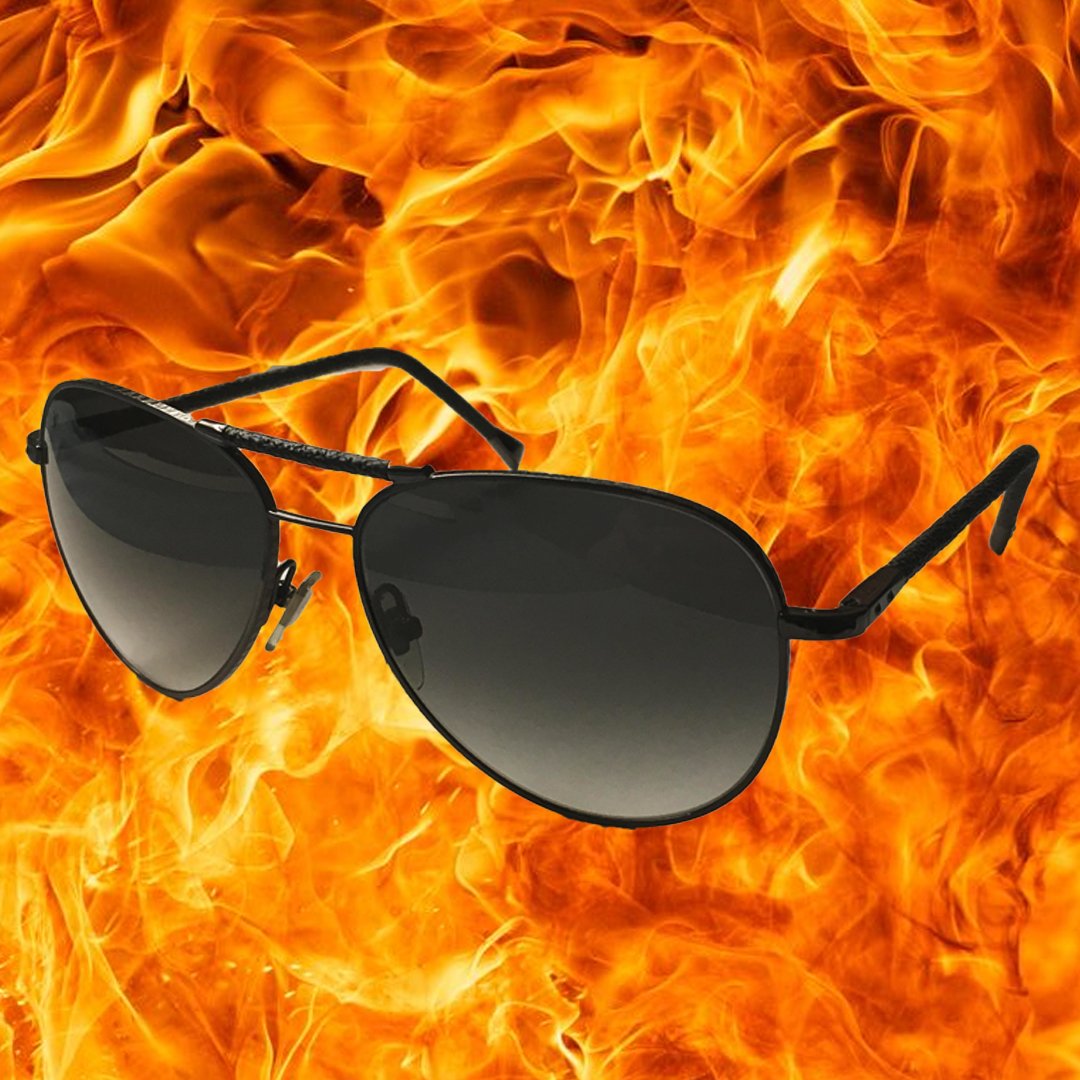 Street Heat Vintage — Louis Vuitton Conspiration Pilote Canvas Sunglasses