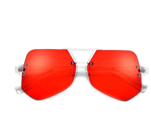 Image of Creamsicle Rimless Oversized Shades