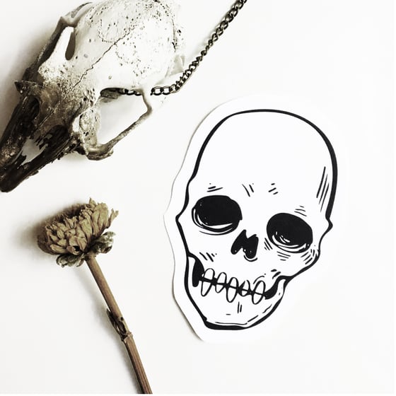 Image of Skull Sticker