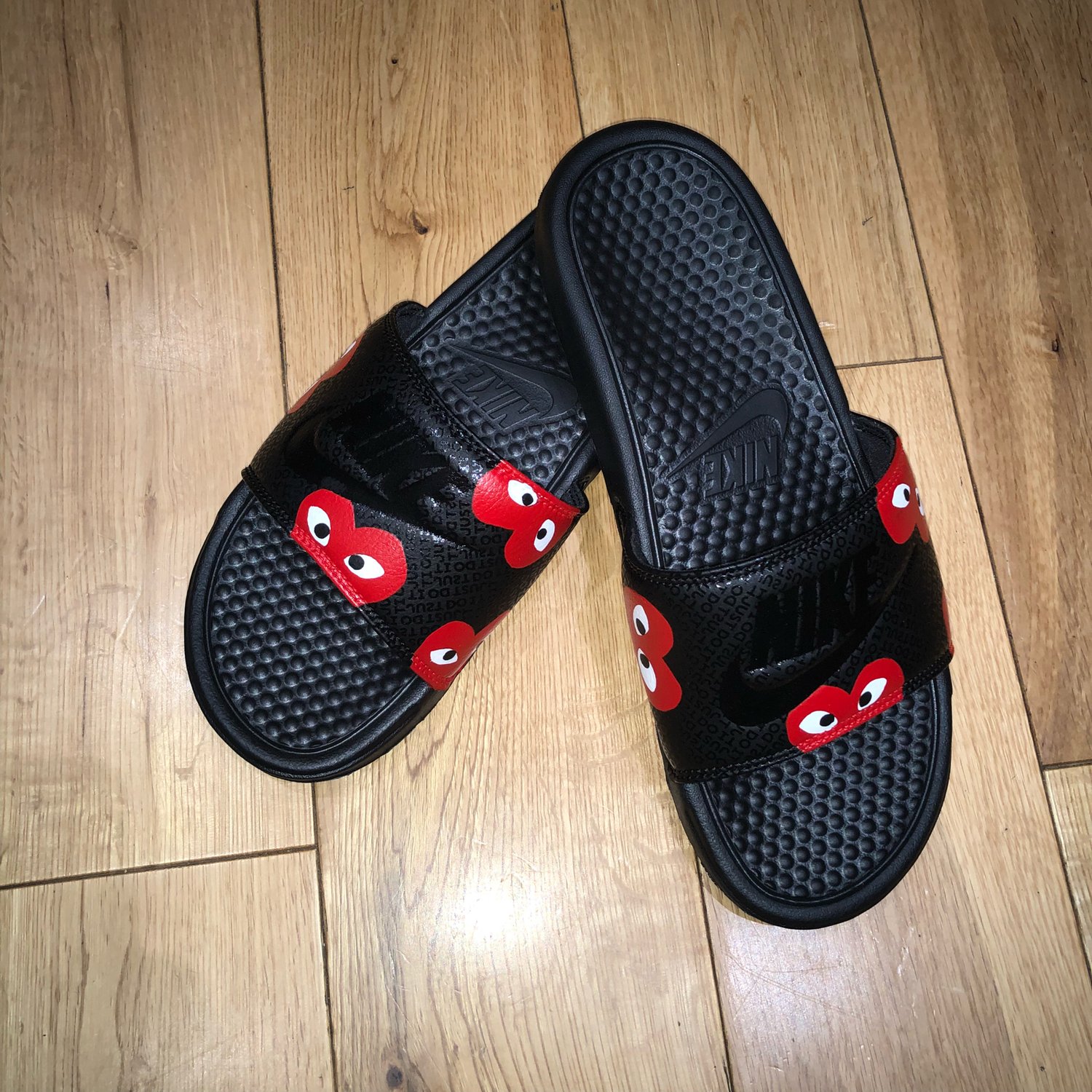 Comme de garcon slides Clearance