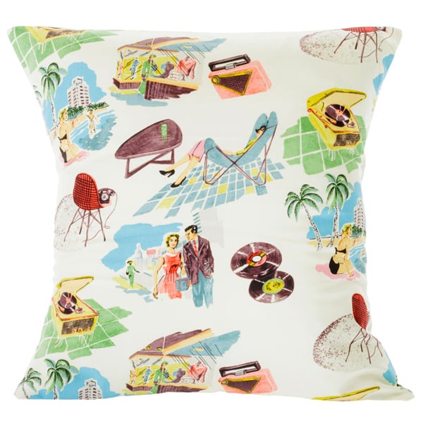 Image of We're all going on a 50s holiday - cushion cover