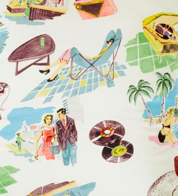 Image of We're all going on a 50s holiday - cushion cover