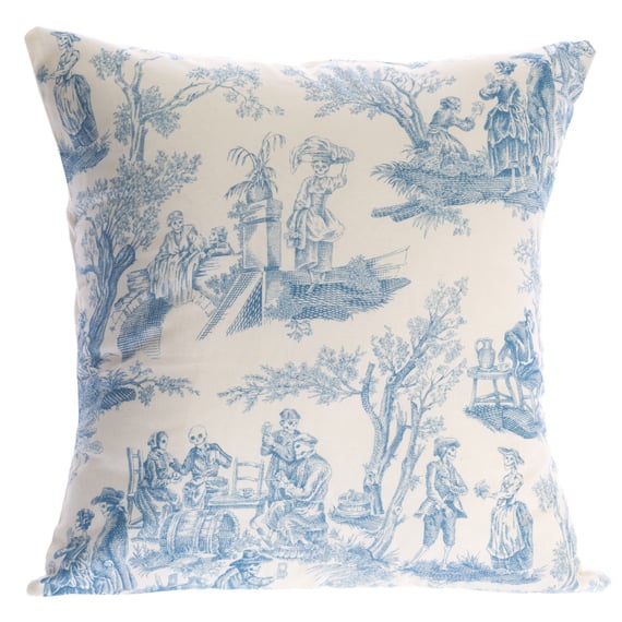 Image of Day of the Dead toile - cushion cover