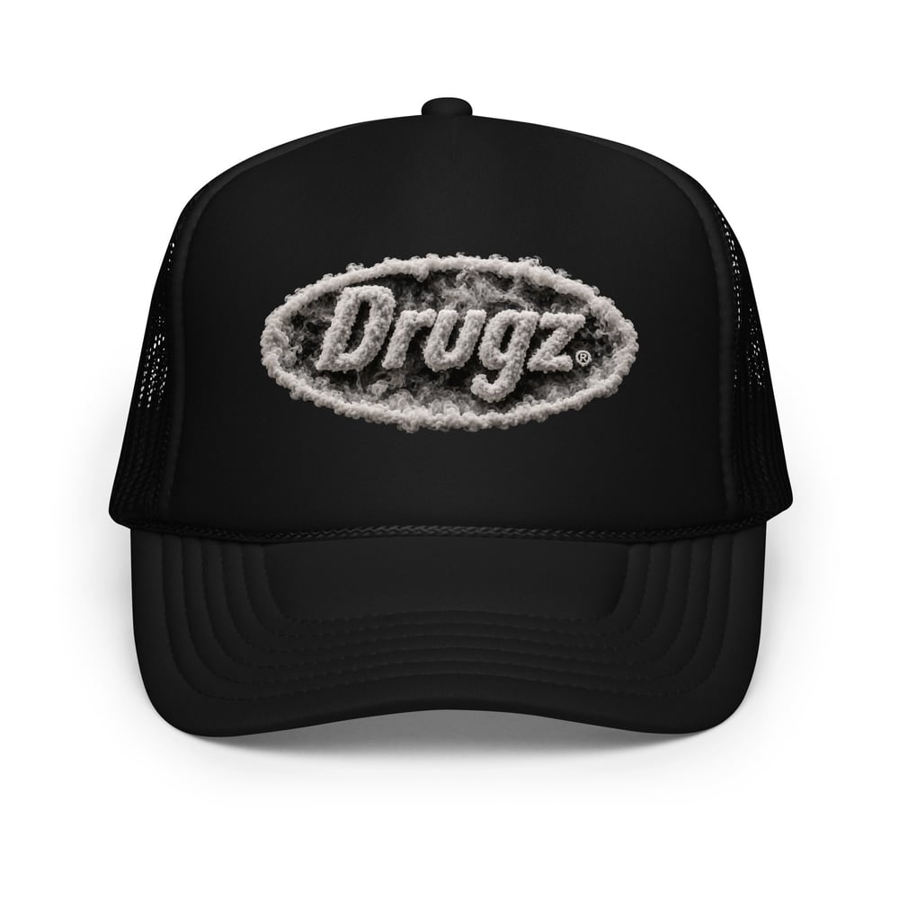 Image of DRUGZ® - Logo Trucker Hat (SMOKE)