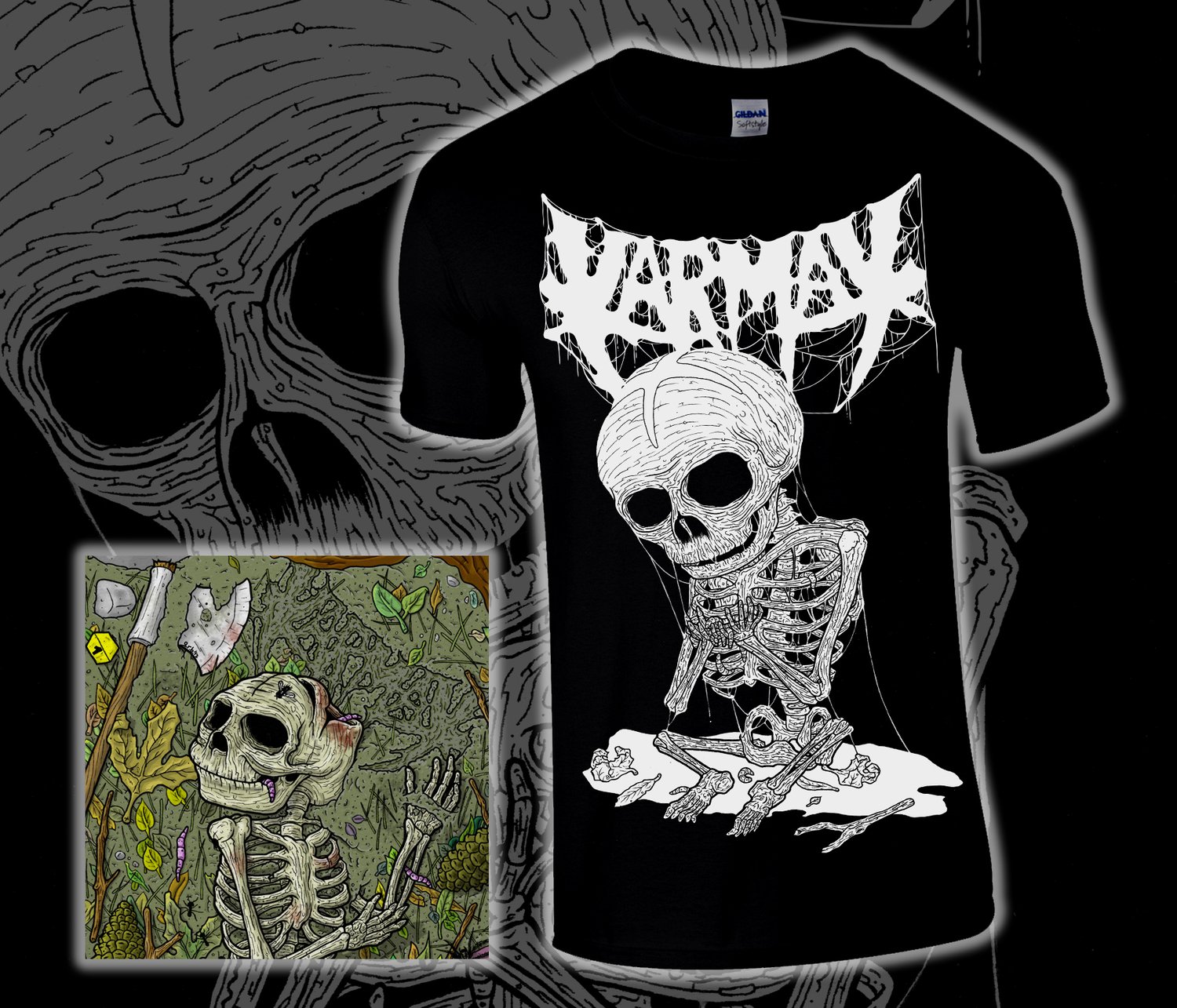 Image of Camiseta Feto Gusanos + CD Extremófilo