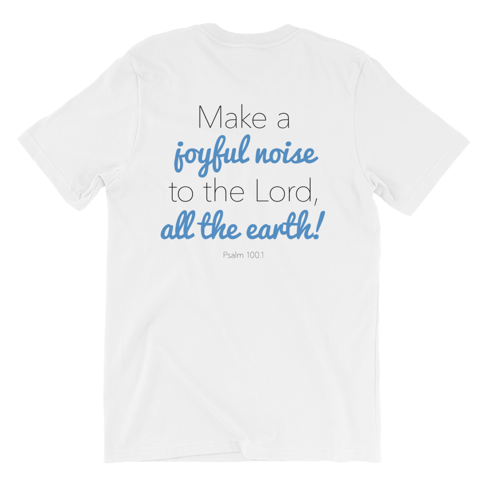 Image of EXT-Songs of Zion Psalm 100.1 Short-Sleeve Tee (Extended Sizes)