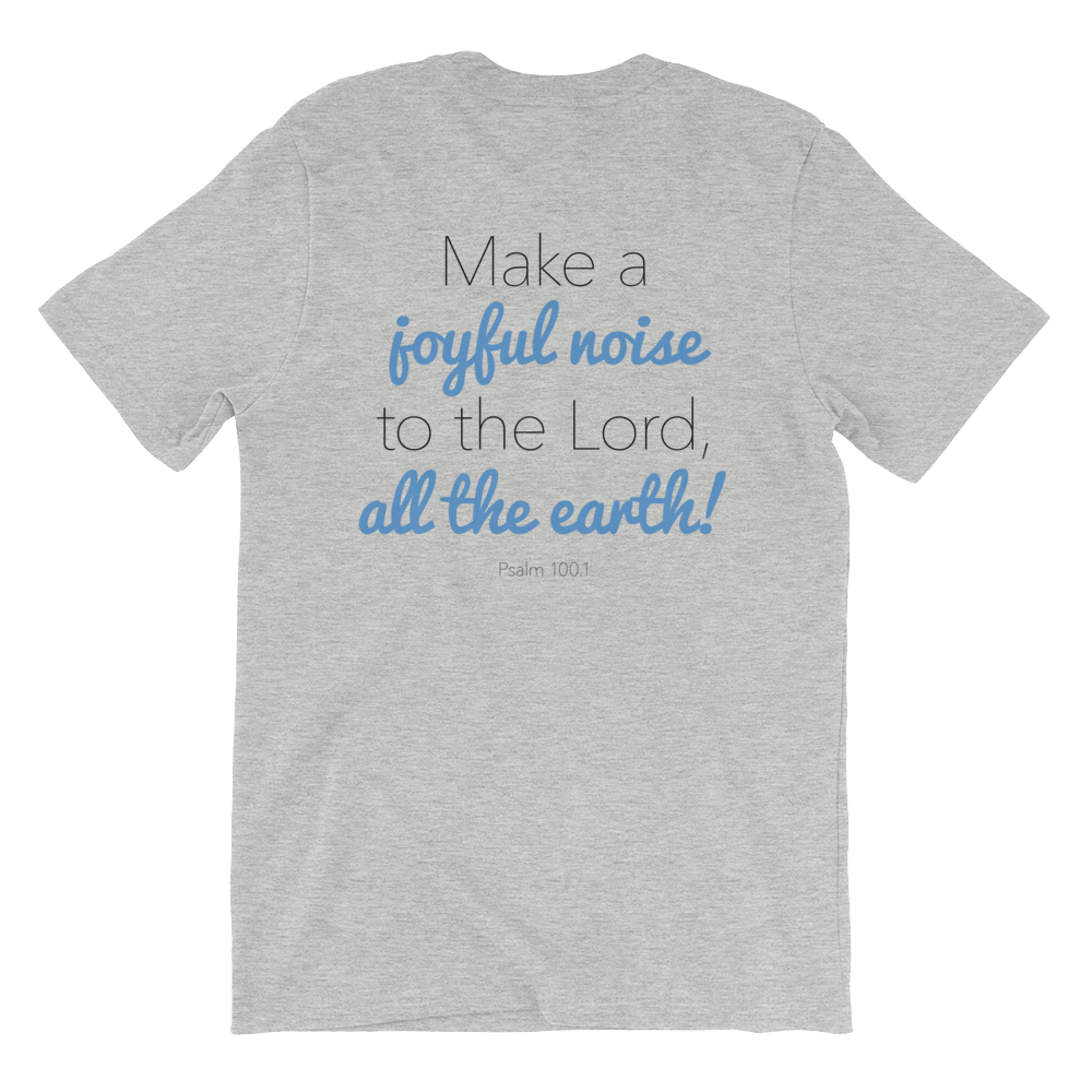 Image of EXT-Songs of Zion Psalm 100.1 Short-Sleeve Tee (Extended Sizes)