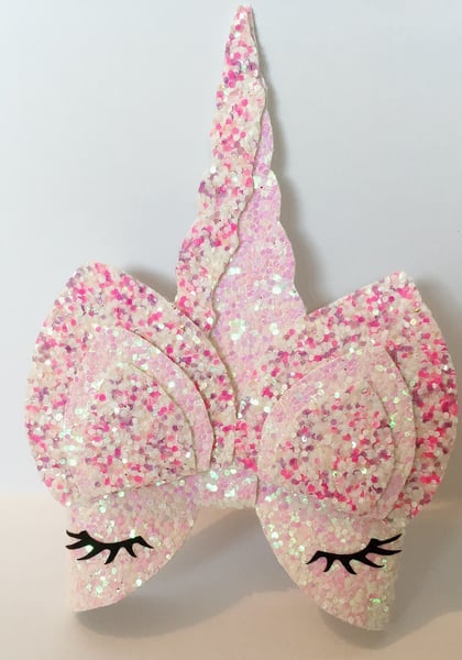 Image of Unicorn hair bow clip