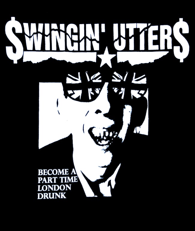 Swingin Utters - Part Time London Drunk t shirt
