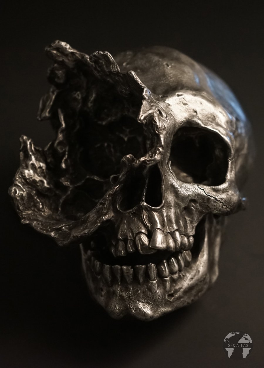 Image of Deformed Aluminium Skull