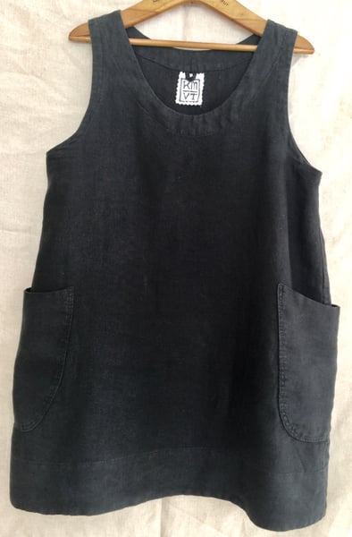 Image of linen sleeveless tunic