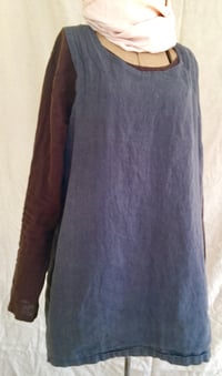 Image 3 of linen long sleeve blouse- lighter weight