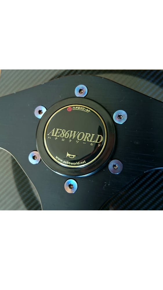 Image of AE86 WORLD Titanium Steering Bolts