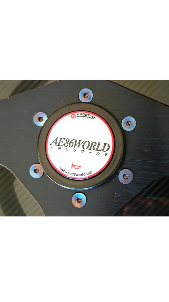 Image of AE86 WORLD Titanium Steering Bolts