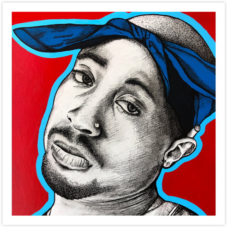 Image of Tupac - Fine Art Print