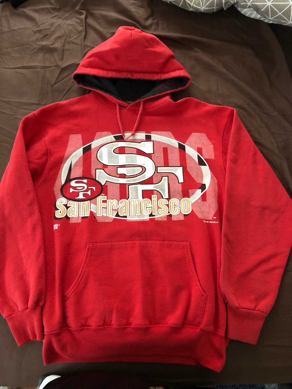Image of 1995 San Fran. 49’rs hoodie Medium