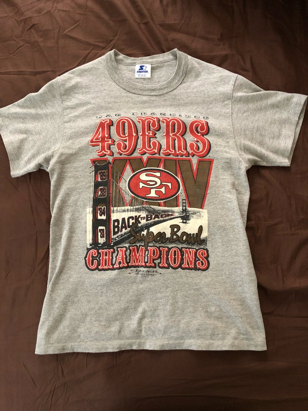 Image of 1990 SUPER BOWL CHAMPS San Fran. 49’rs T-Shirt size M