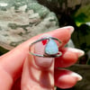 Double band opal ring