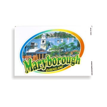 Image of Maryborough Qld Sticker, Car Sticker