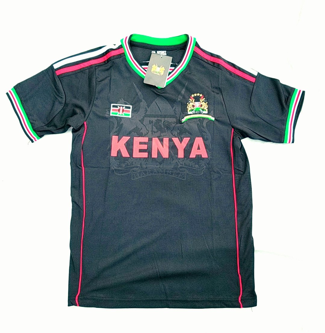 Black Kenyan jersey 254skillswear