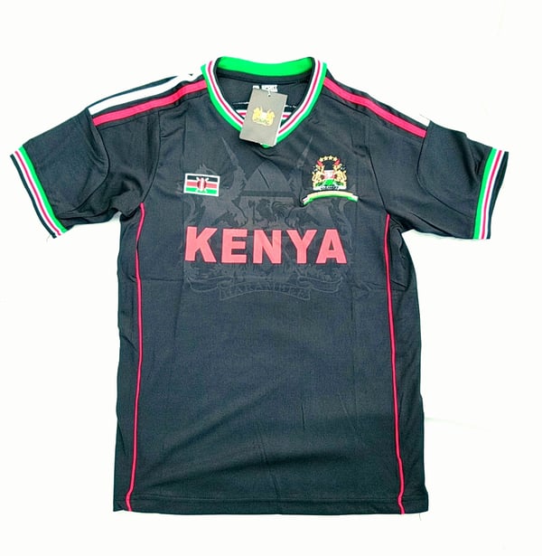 Image of Black Kenyan jersey