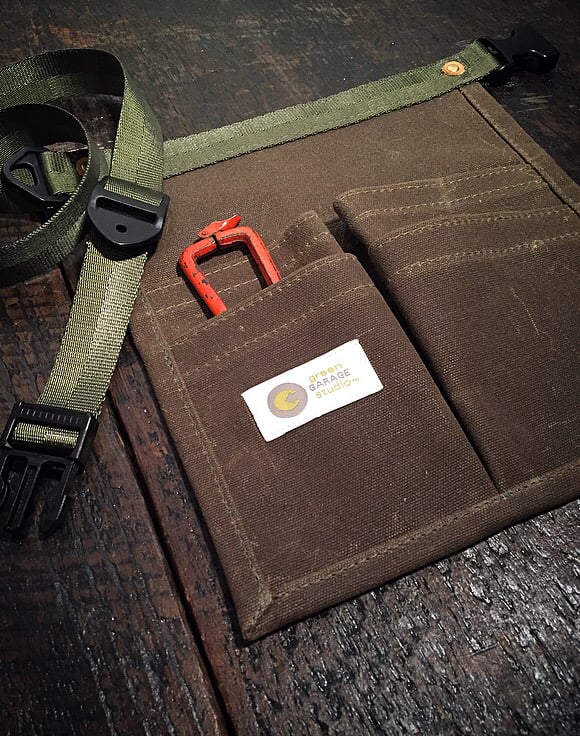 Handmade Garden Belt |  #10 Wax Duck 4 Pocket Tool Belt