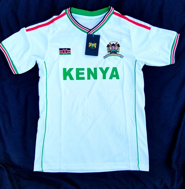 Image of White Kenyan jersey