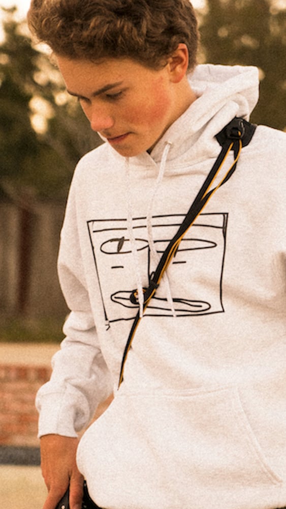 Image of Self-Portrait Hoodie (Ash) SOLD OUT