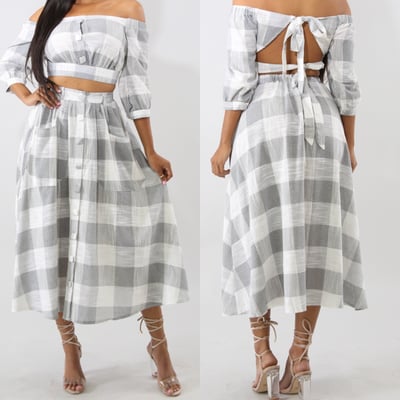Image of Ana skirt set
