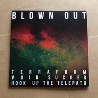 Image 3 of BLOWN OUT / COMACOZER  'In Search Of Highs Volume 1' Green Vinyl LP
