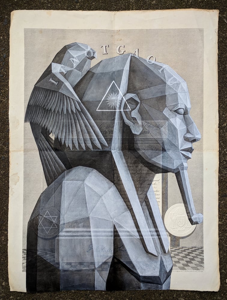 Image of 'Architects' original painting