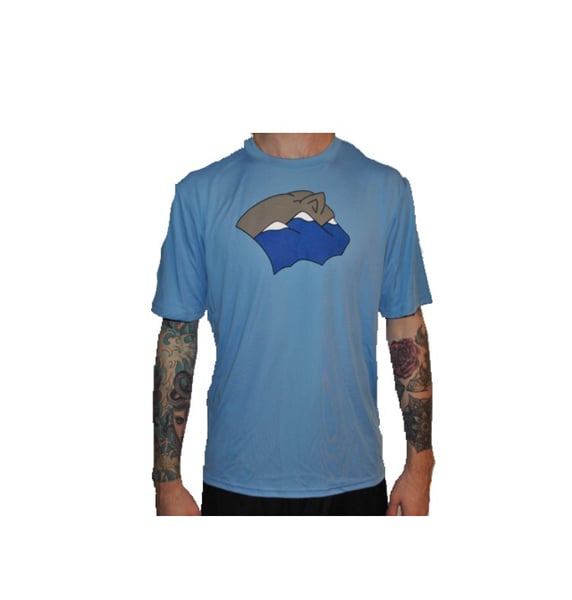 Image of Light Blue Dri-Fit Moisture Wicking Shirt