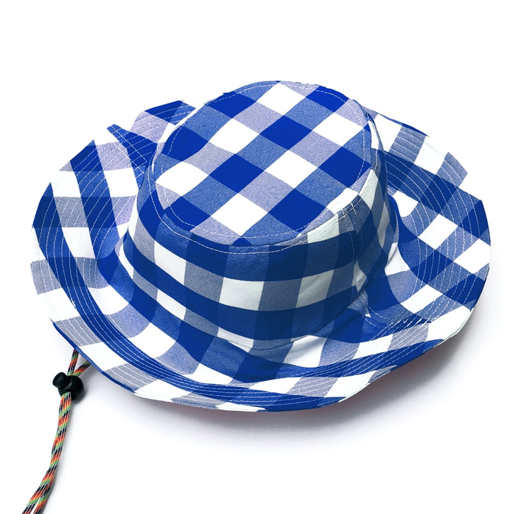 THE BETTIE BUCKET HAT (BLUEBERRY)
